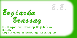 boglarka brassay business card